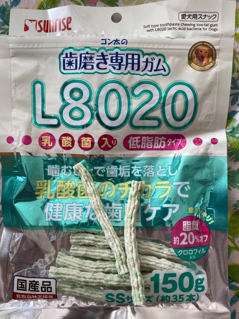 ゴン太の歯磨き専用ガム SSサイズ L8020乳酸菌入り 低脂肪タイプ クロロフィル入り 150g :MRKNSN8672:ドッグワールド - 通販  - Yahoo!ショッピング