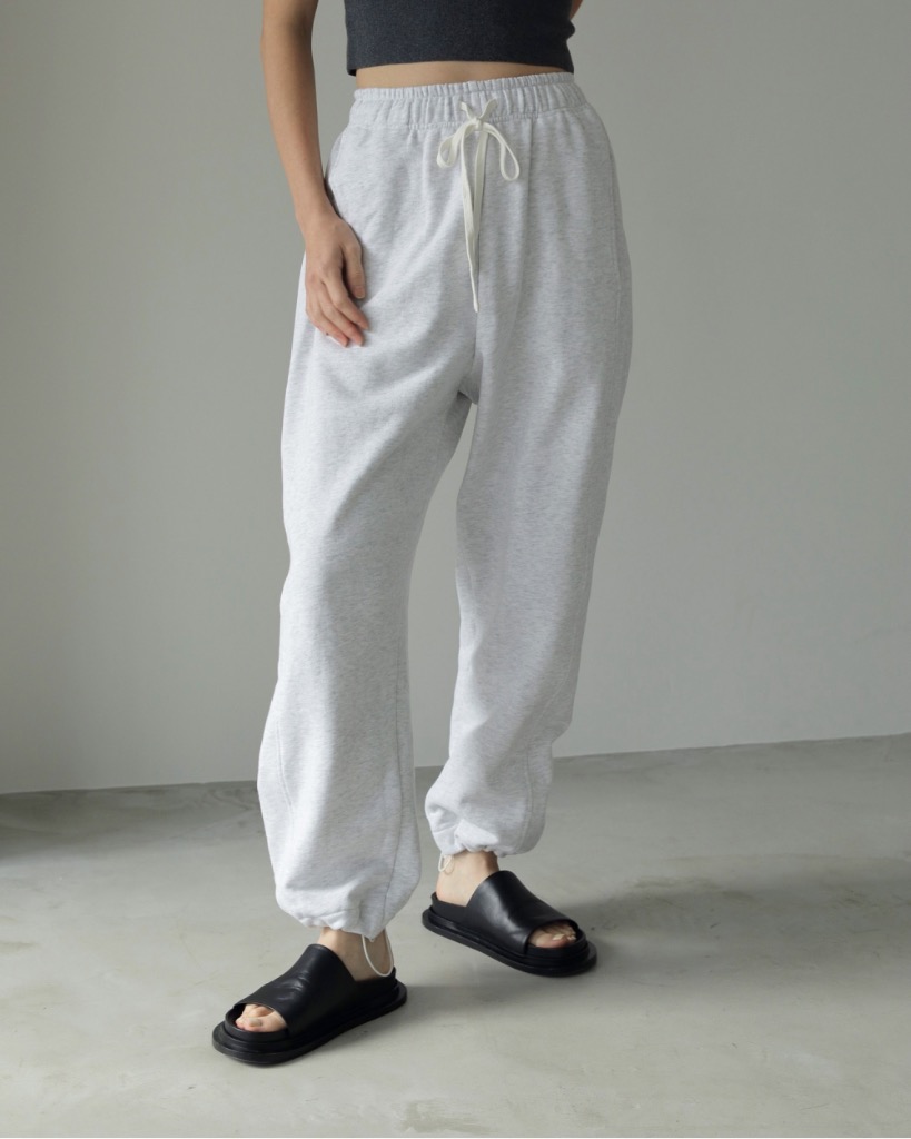 anuke 2024FallWinter アンヌーク ボトムス Drawstring Sweat Pants 一 