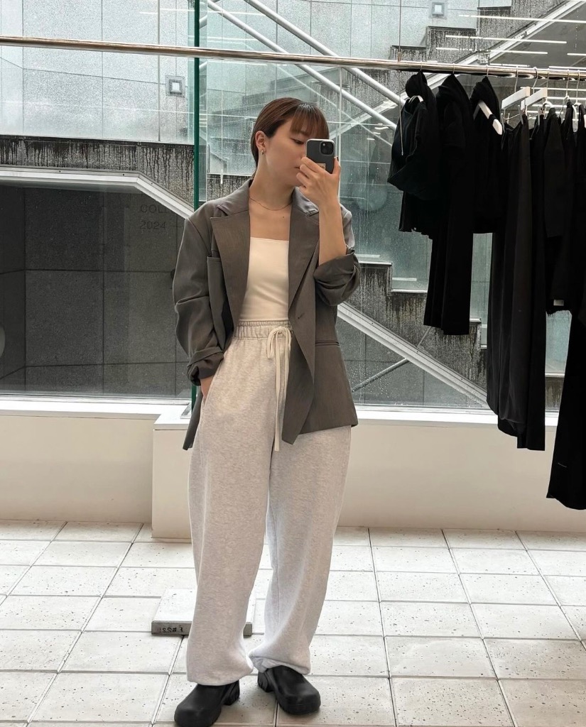 anuke 2025SpringSummer アンヌーク ボトムス Drawstring Sweat