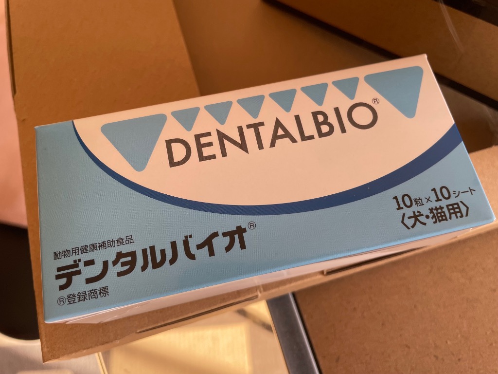 あすつく】【デンタルバイオ 100粒(10粒×10シート)×1箱】犬猫