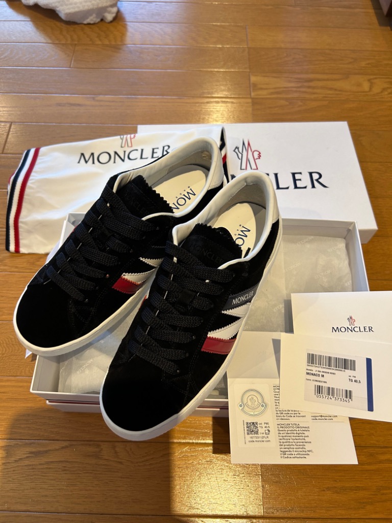 モンクレール メンズ スニーカー 4M00290 M2923 P90 MONCLER 24SSモデル モンクレール メンズ MONACO M スエード