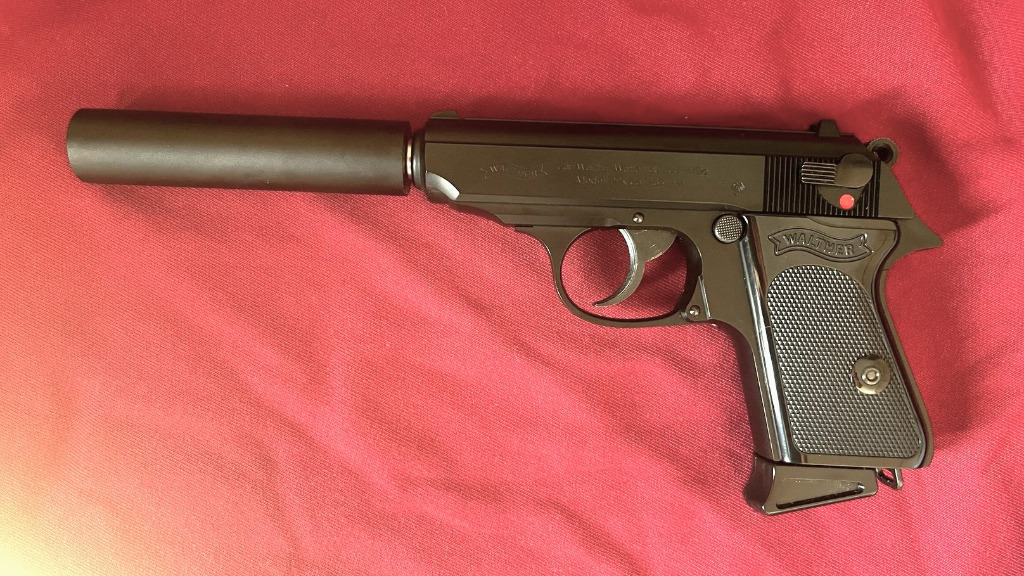 MARUZEN（エアガン） ガス PPK・PPK/S用 サイレンサー 可変
