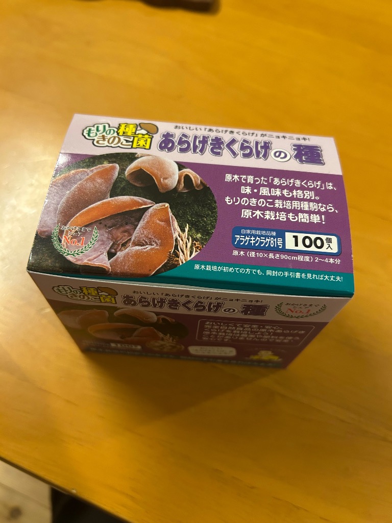 森のきのこ倶楽部 あらげきくらげ 種駒 100個 【正規販売店】森