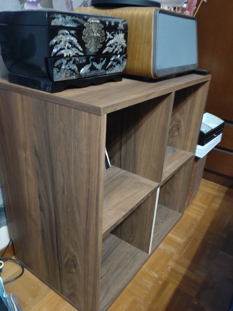 レコードラック / 4マスプレーヤー台 DULPA400P(LP約320枚収納