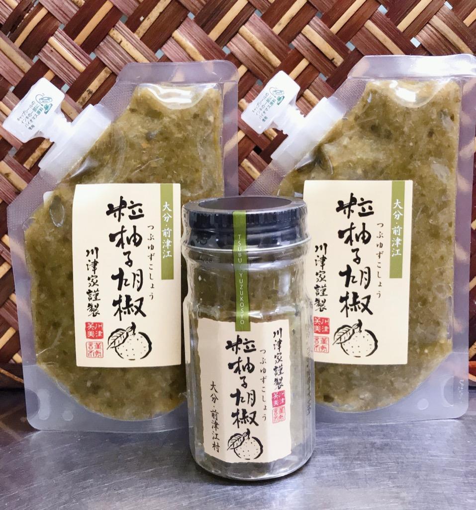 川津食品 川津家謹製 粒柚子胡椒 青 100g ×2個 送料無料 セール ポイント消化 川津食品 川津家謹製 粒柚子胡椒 青 100g ×2個セット  :4560122418078-2:D-style shop ヤフー店 - 通販 - Yahoo!ショッピング