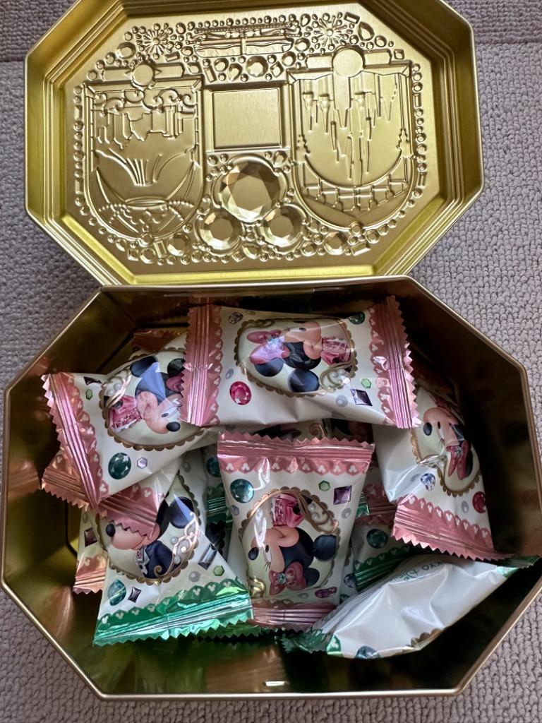 ミッキー＆ミニー 缶入りチョコレート シンデレラ城＆プロメテウス火山 