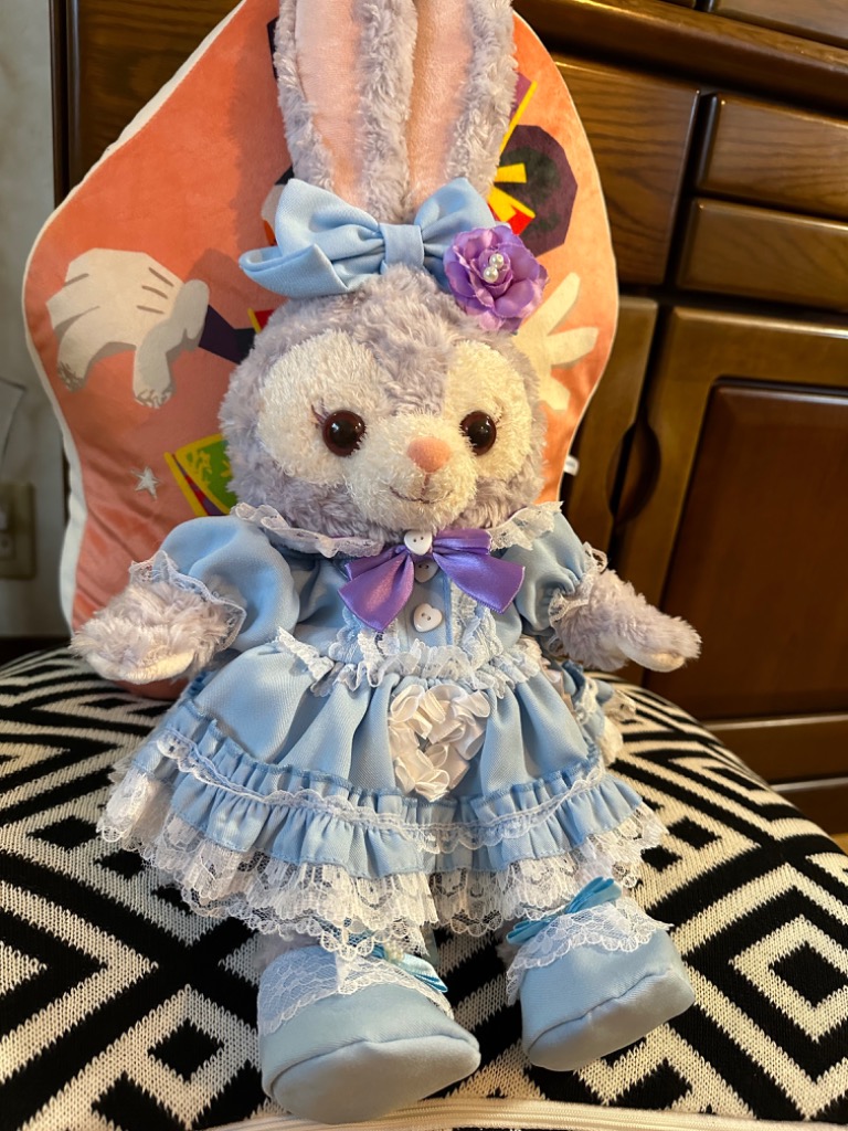 Disney ステラ・ルー 服 コスチューム ブルーハートドレス 改良