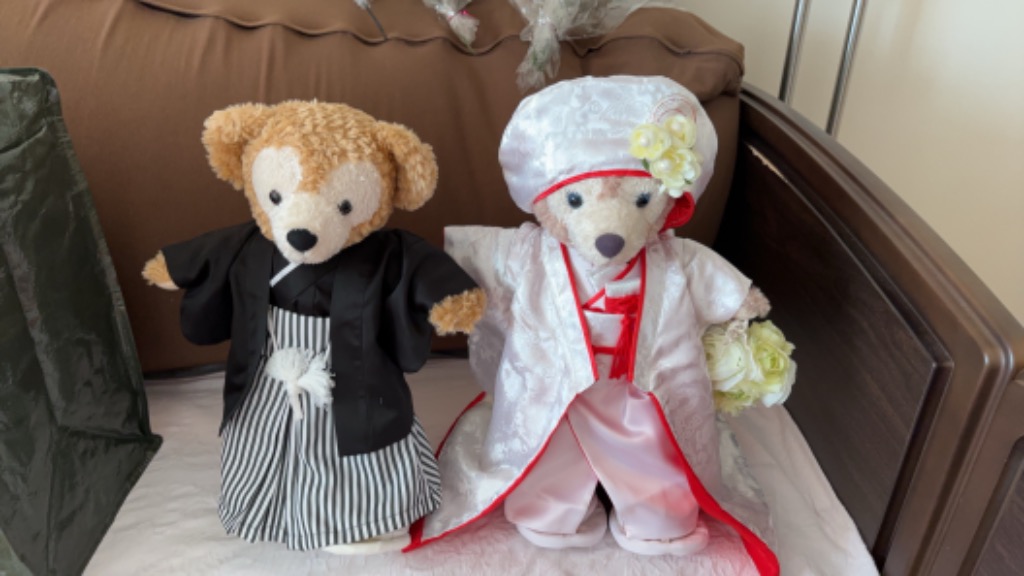 Disney ダッフィー＆シェリーメイ 着物 和装婚礼 コスチューム