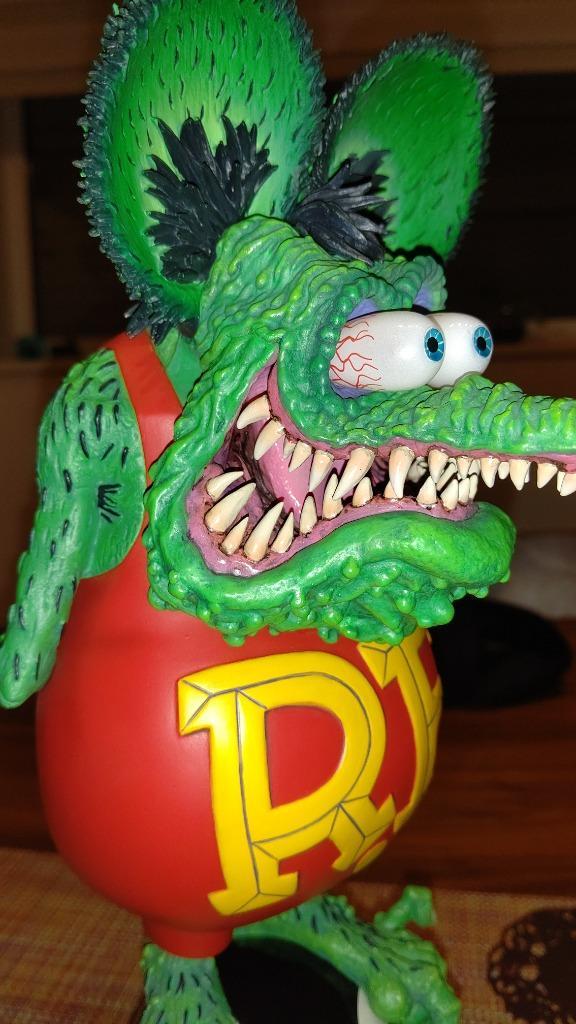 ソフビ製塗装済完成品 RAT FINK (8Ball) : ACROストア - 通販