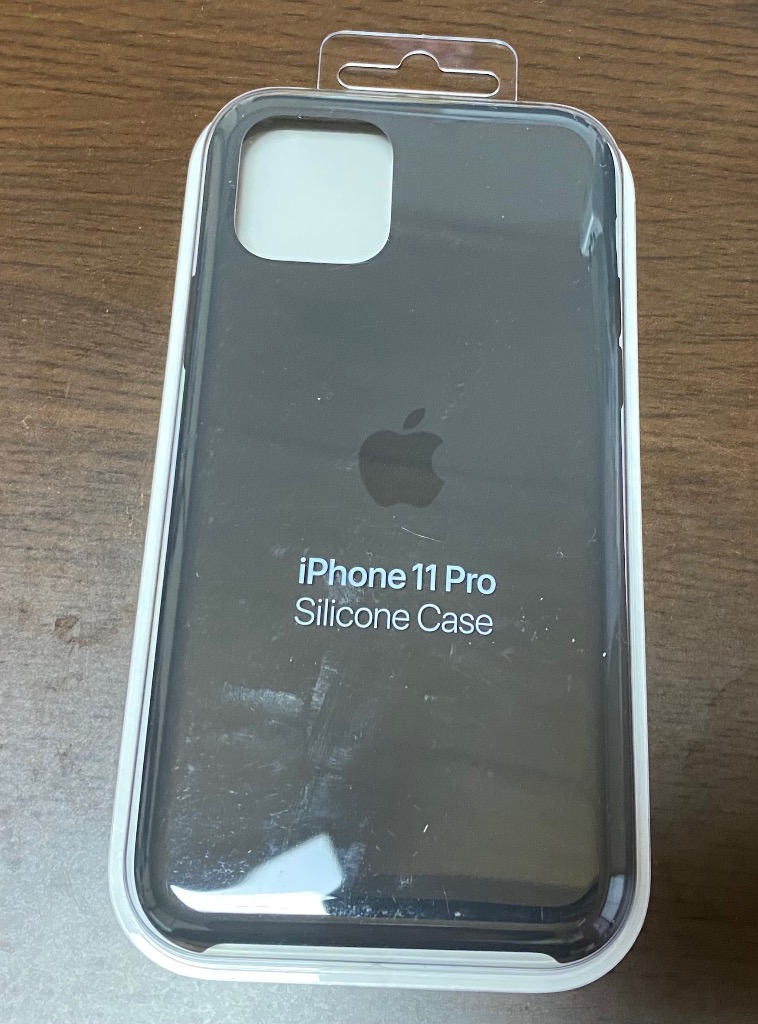 iPhone 11 Pro Apple純正 シリコンケース・ブラック 新品 : アスカラ