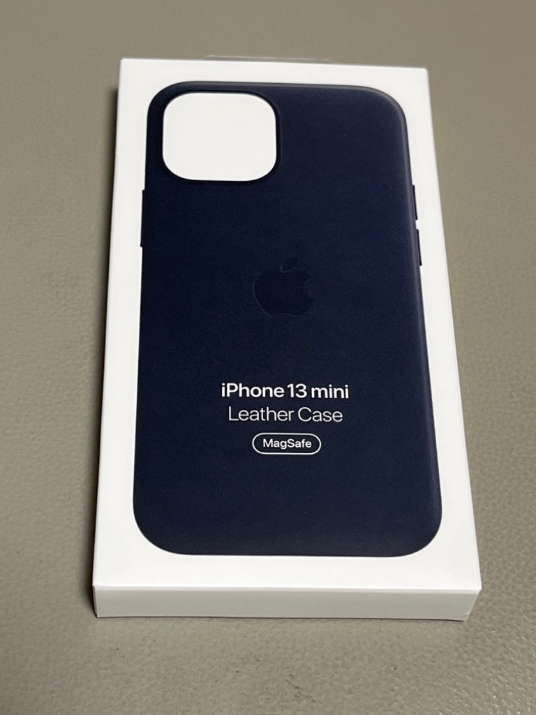 Apple アップル 純正 iPhone 13 mini レザーケース・ミッドナイト 新品 