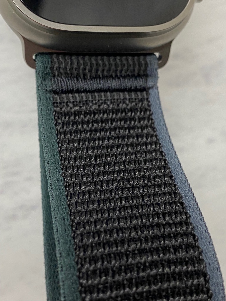 【新品・箱なし】純正 アップルウォッチ49mm M/Lトレイルループ・ブルー③ Apple Watch アップル 純正 アップルウォッチ 49mm M/L トレイル