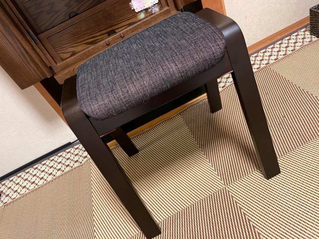 スツール (同色4脚セット) 木製 おしゃれ 北欧 椅子 チェア 収納