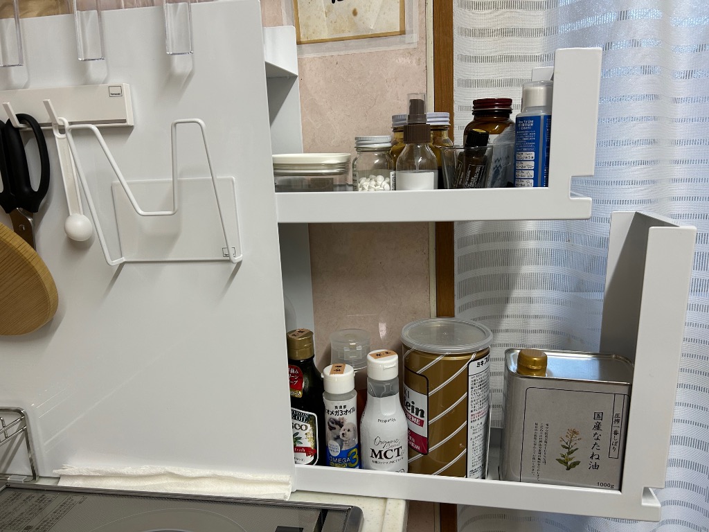 隠せる調味料ラック タワー 2段｜山崎実業 – イルムス