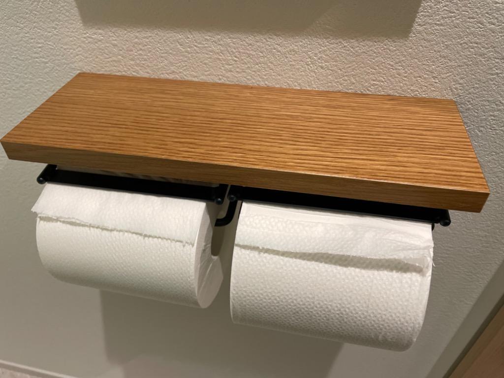 ヤマソロ 12/5はP+9％還元！ トイレットペーパーホルダー ダブル 棚