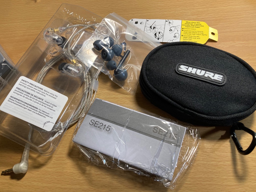 SHURE（シュア） SE215 クリア Pro Line 有線イヤホン カナル型 : e