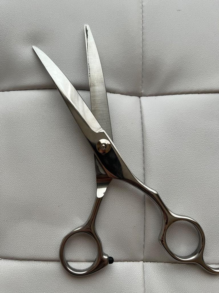 プロ仕様 ペット用 トリミング ハサミ カーブシザー 顔周り 足回り