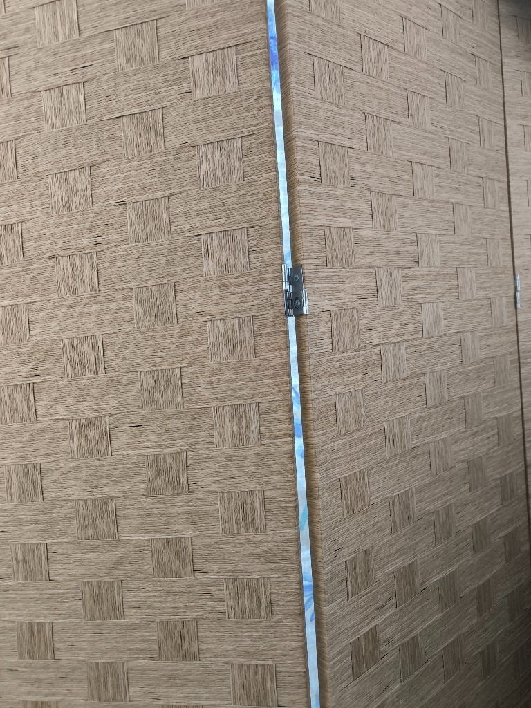 山善 4連折りたたみスクリーン 高さ148cm IPS-4DX