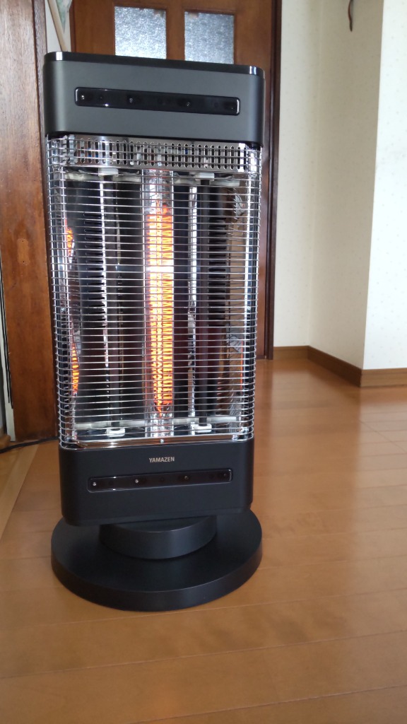 山善 電気ストーブ カーボンヒーター シーズヒーター