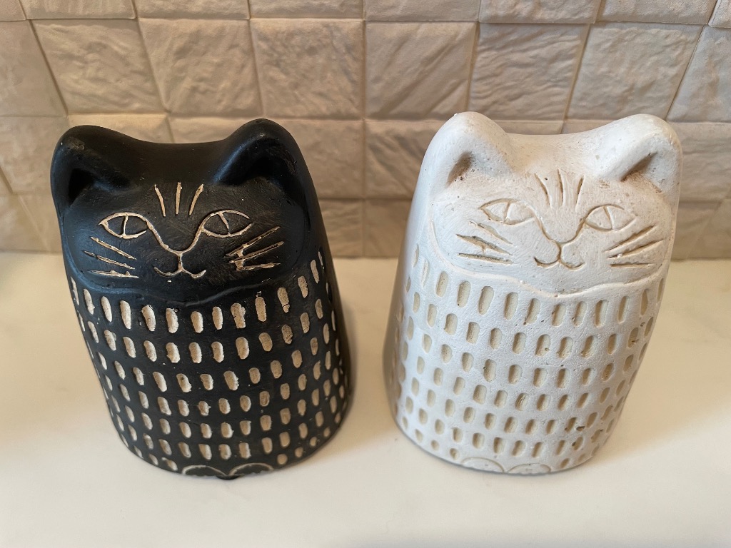 アフリカンキャットオーナメント (猫 ネコ ねこ 置物 インテリア