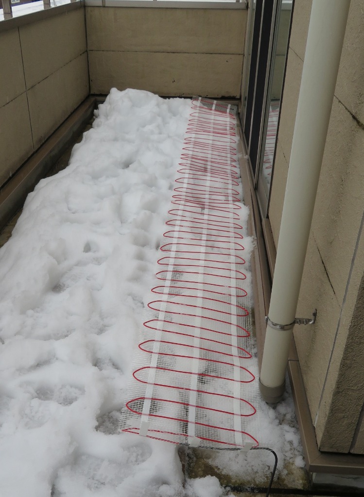 融雪ネット 【 ネットけーる 50cmx5m 】 ネットタイプ 480W/100V