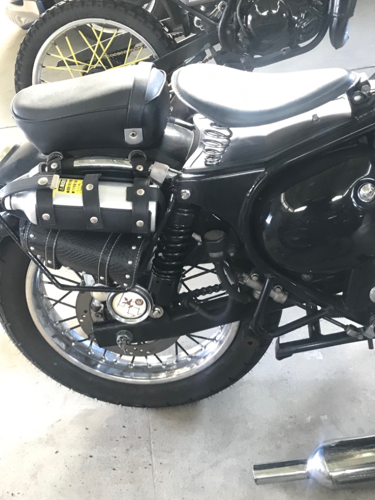 RFY ローダウンリアサスペンション エリミネーター250V ブラック KAWASAKI カワサキ エリミネーター250V ローダウンアルミガス