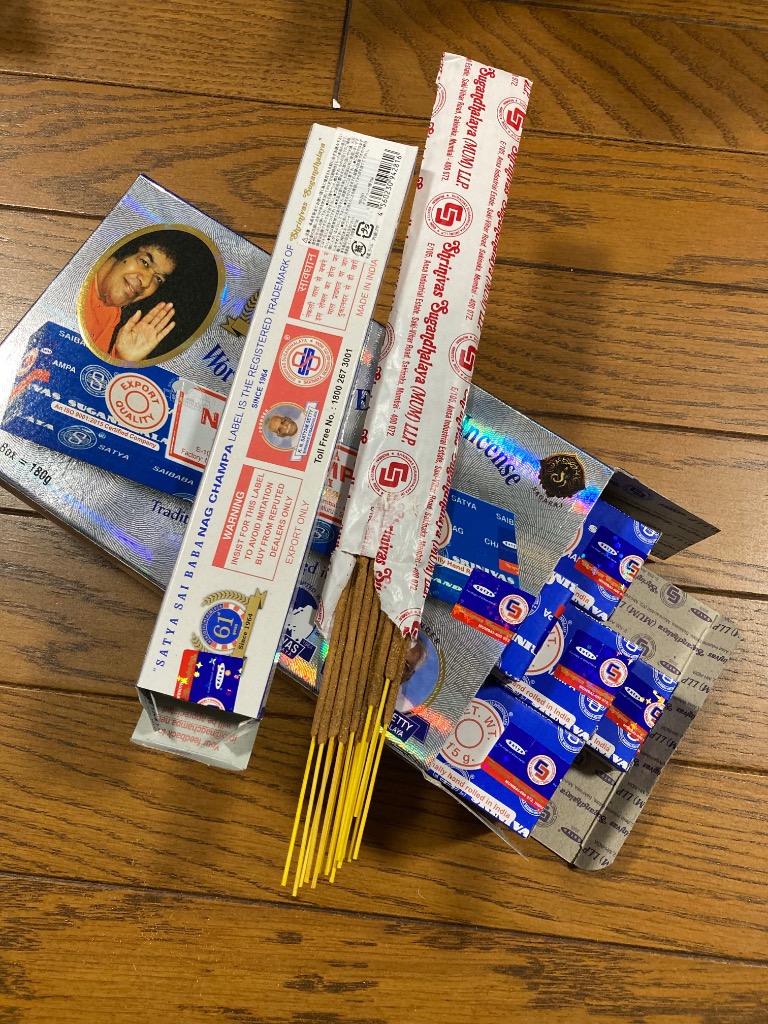 特別価格】「サイババナグチャンパ香15g（12箱セット）」世界的に有名