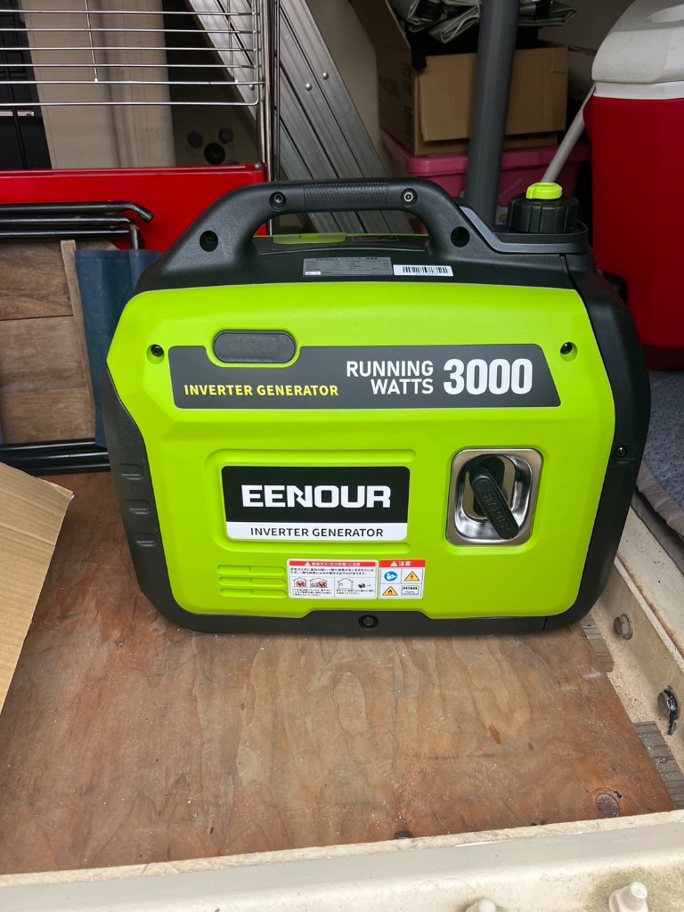 カバー付きセット」 EENOUR インバーター発電機 3000W 2500W 発電機 超