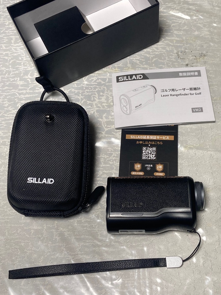 ゴルフ距離計 レーザー距離計 SILLAID VM2 自動調光機能 3点間距離測定