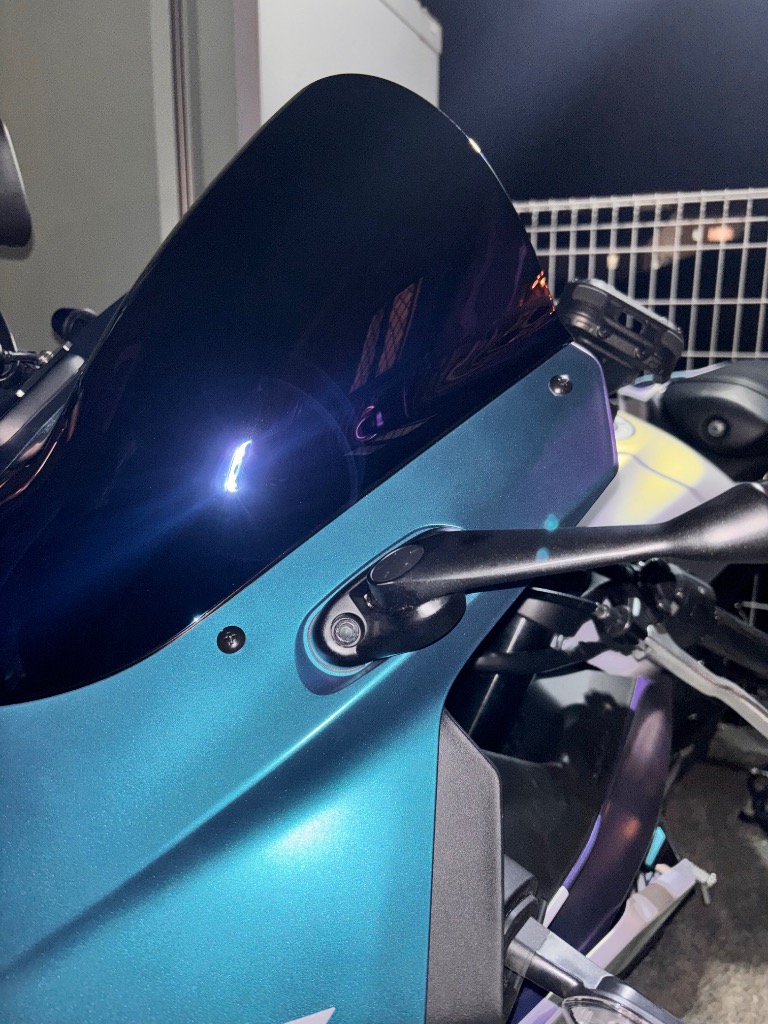 ヤマハ発動機 YZF-R25 YZF-R3 2019-2025年式 バイク スクリーン ダブル