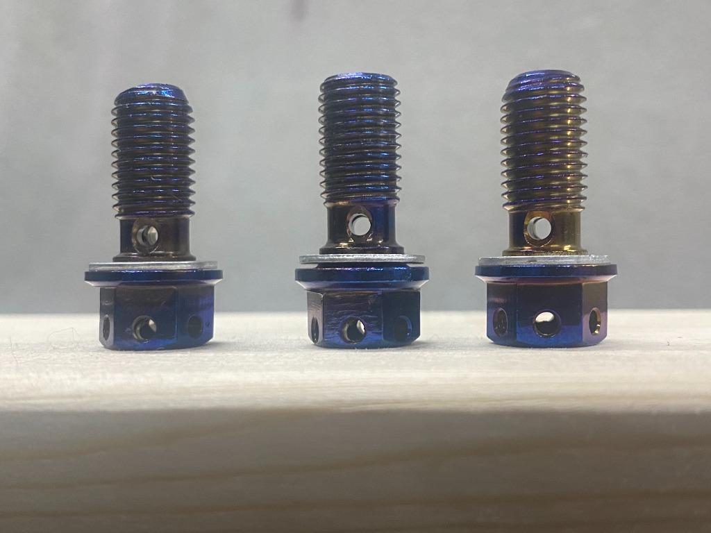 00-07-0203 SP武川 バンジョーボルト SP店 黒 M10XP1.25