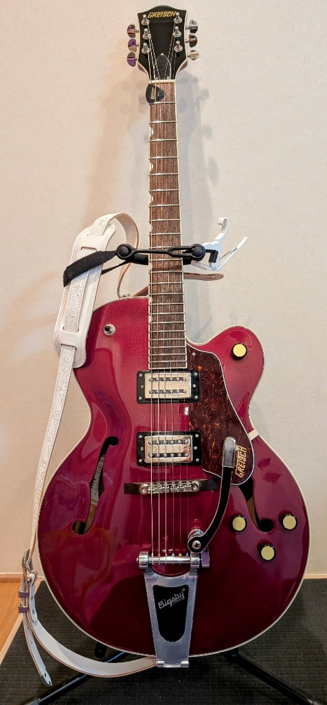 GRETSCH Tooled Strap ホワイト 本革ストラップ グレッチ GRETSCH Tooled Strap ホワイト 本革ストラップ グレッチ