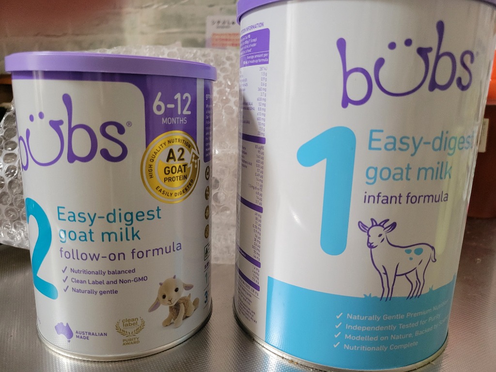 Bubs（バブズ）A2 ヤギミルクゴート粉ミルク ステップ1 オーガニック 楽天市場】【送料無料】Bubs（バブズ）A2 ヤギミルク・山羊
