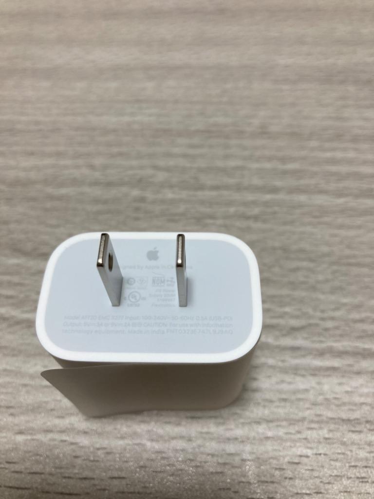 Apple 純正品 18W USB-C 電源アダプタ PD 急速充電 iPhone iPod 充電器 