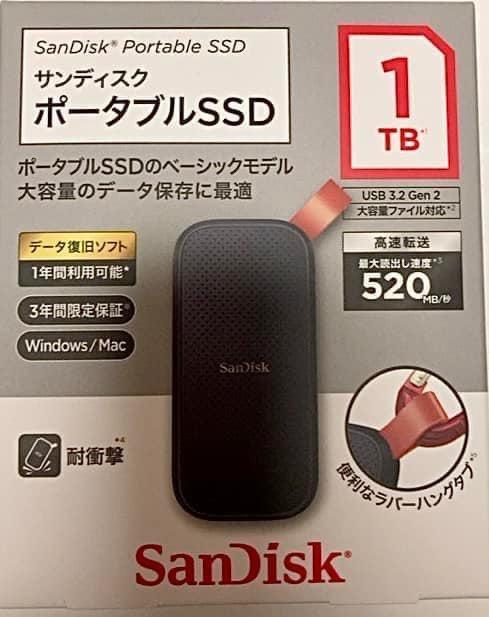 SanDisk SDSSDE30-1T00-J26 [サンディスク ポータブルSSD SDSSDE30