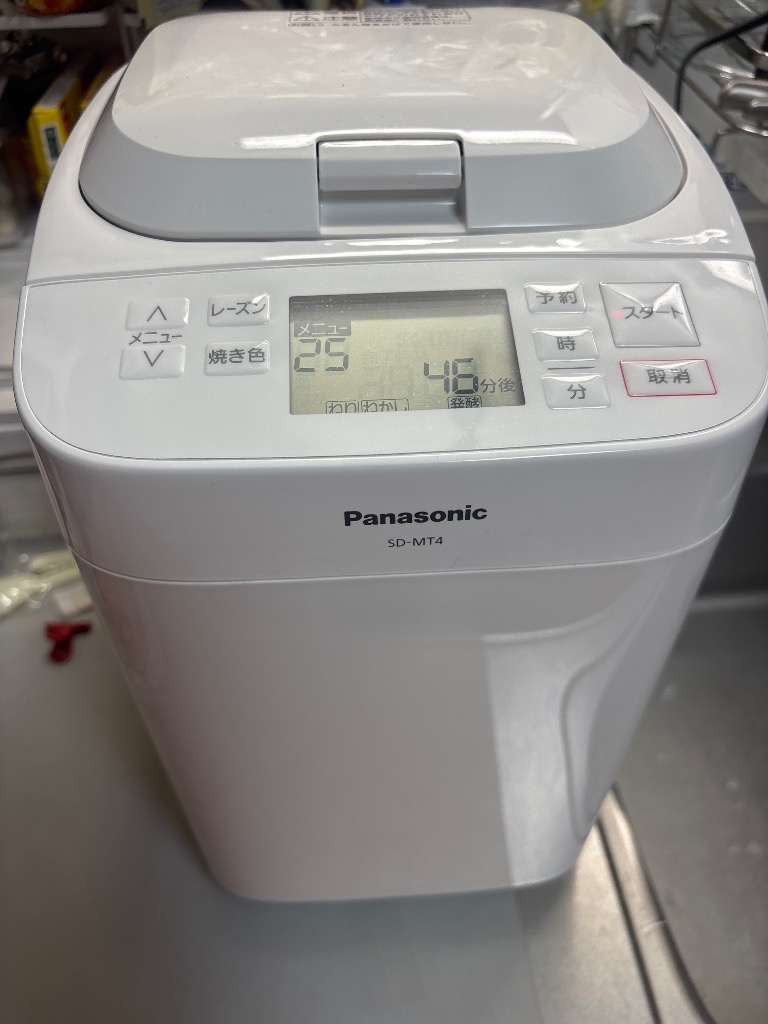 Panasonic 1斤　SD-MT4 ホームベーカリー　2021年製 Amazon.com: Panasonic SD-MT4-W [Home Bakery 1 loaf type