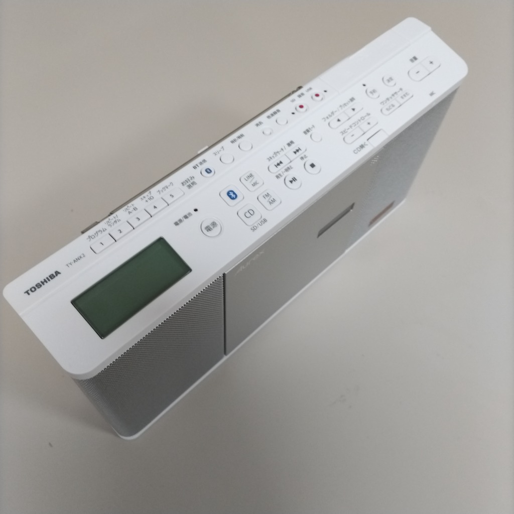 東芝(TOSHIBA) TY-AN2(W) Aurex(オーレックス) CDラジオ ワイド
