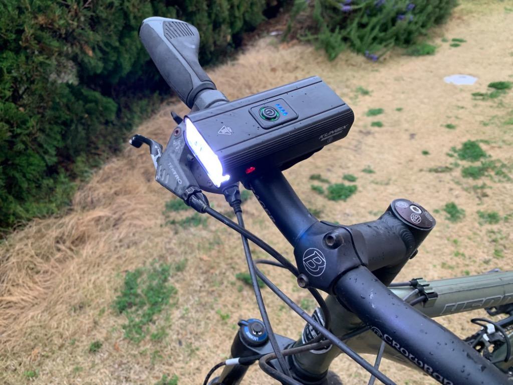 自転車ライト 5200mAh大容量 USB充電 1500ルーメン 明るい IPX5防水 