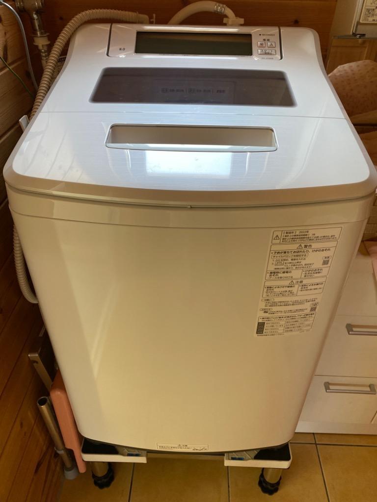 Panasonic Jコンセプト 全自動洗濯機 NA-JFA808-W （クリスタル 