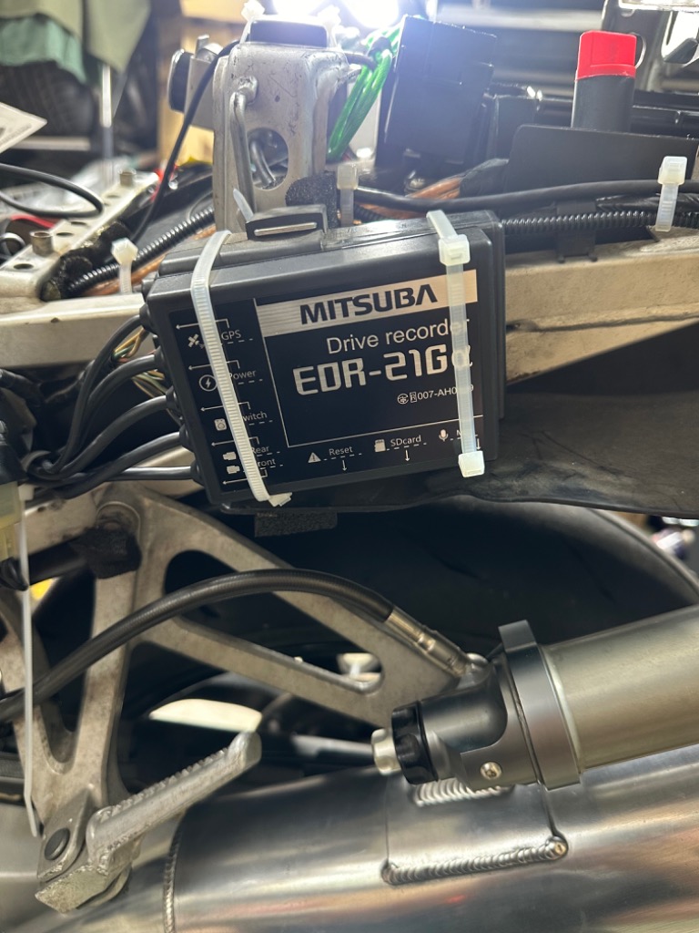 MITSUBA ミツバサンコーワ バイク専用ドライブレコーダー 前後2
