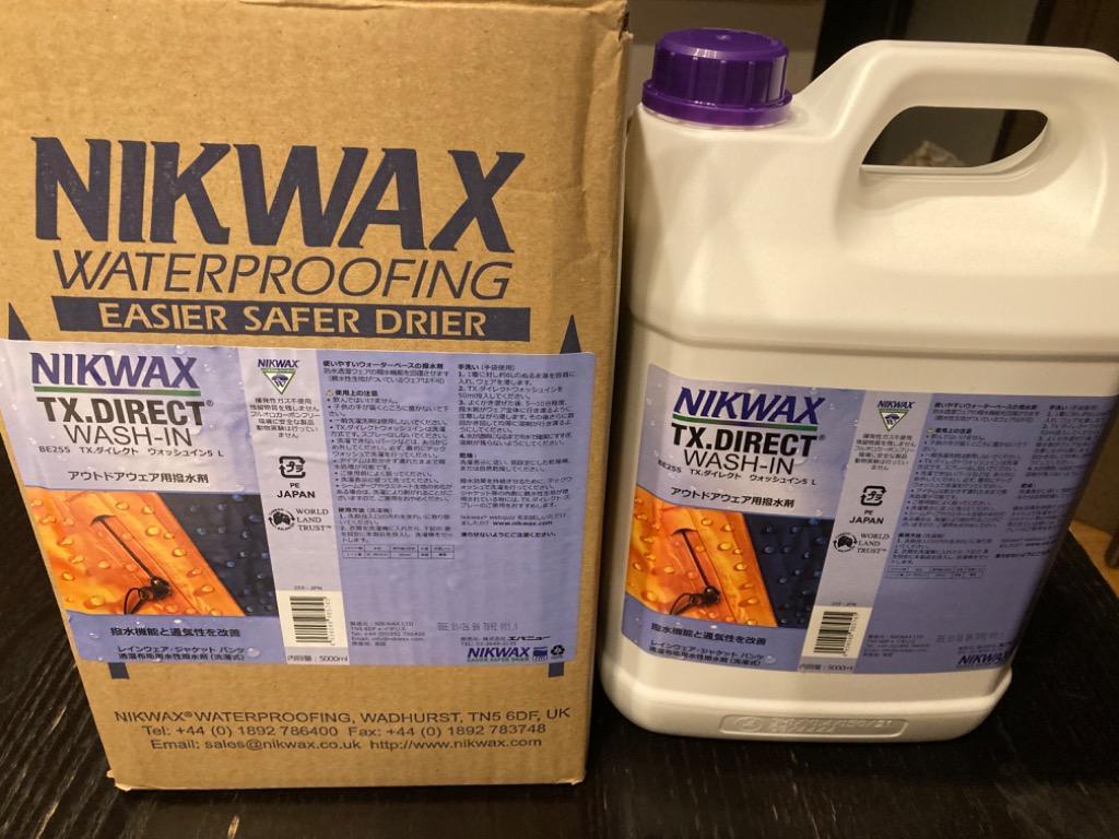 ニクワックスNIKWAX TX.ダイレクトWASH-IN 5L 撥水剤 EBE255 - 最安値