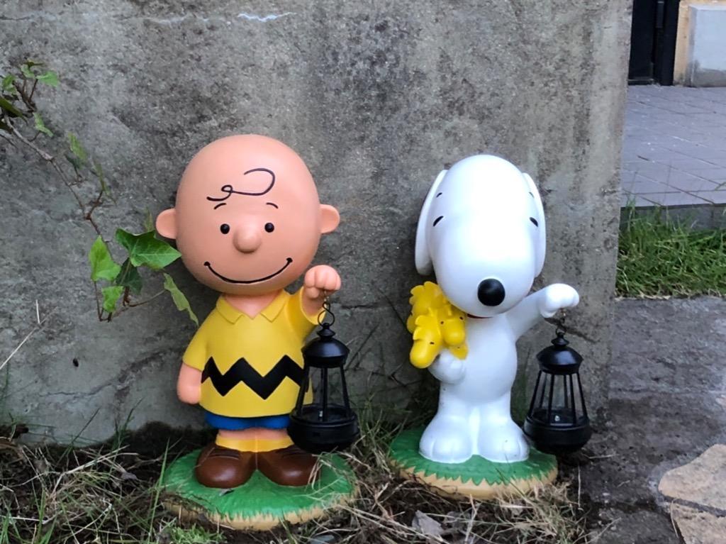 チャーリーブラウン　ソーラーランタン