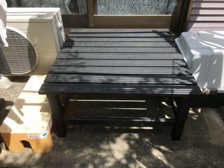 KNZ アルミ縁台9092 ALR-9092BK KSK : 環境生活 Yahoo!店 - 通販