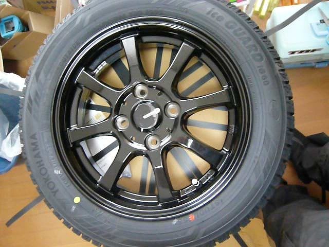 YOKOHAMA GUARD SP-IG60 14インチ スタッドレスタイヤ 楽天市場】155/65R14 スタッドレスホイールセット 2024年製