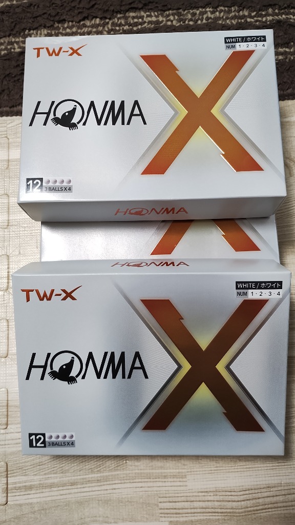 HONMA GOLF 新品 ホンマ TW-X 2024年モデル ホワイト 3ダース