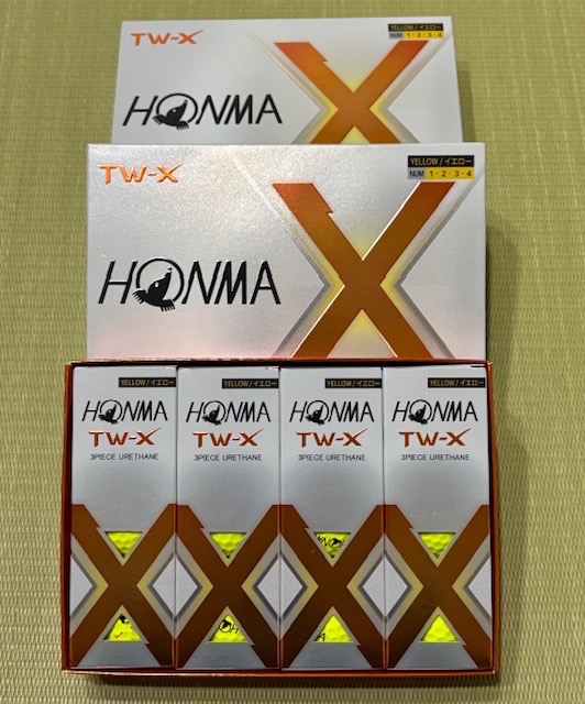 HONMA GOLF 新品 ホンマ TW-X 2024年モデル イエロー 3ダース