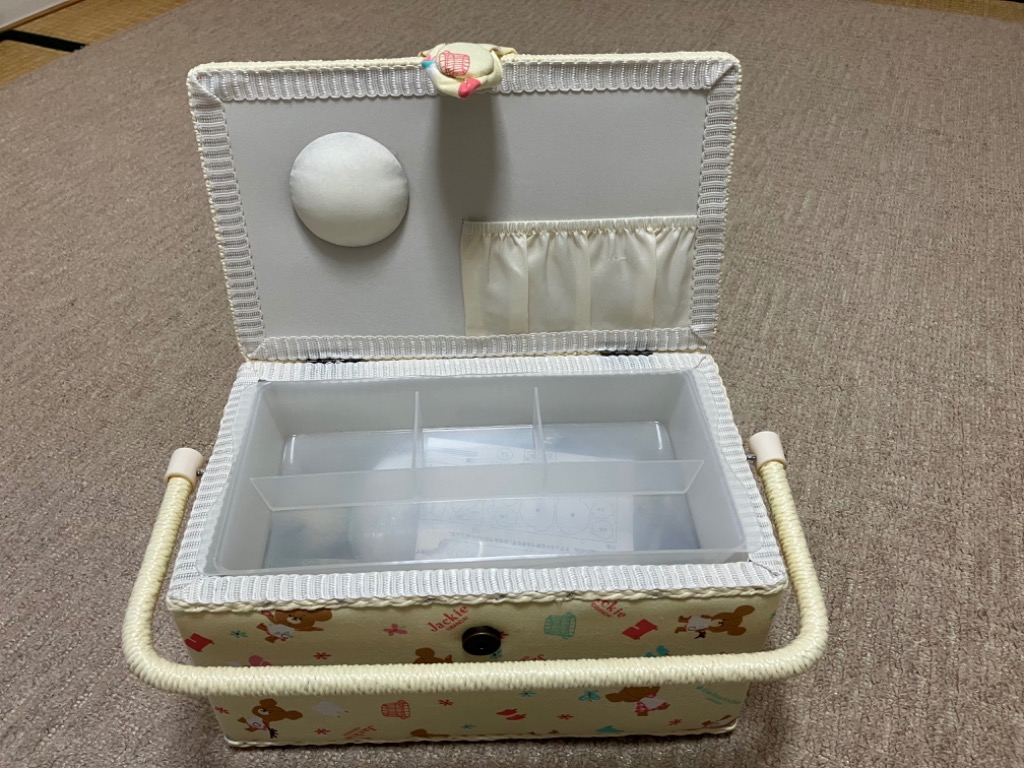 新品　ソーイングボックス　裁縫箱　くまのがっこう　ソーイングバスケット 裁縫バッグ ソーイングバスケット くまのがっこう 大人向け 贈答用 No