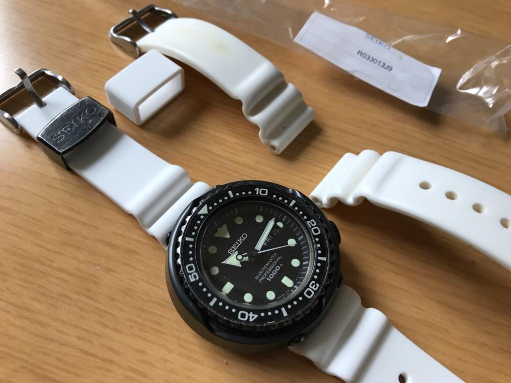 SEIKO 純正 腕時計ベルト 22mm プロスペックス SBDN051 用 シリコン