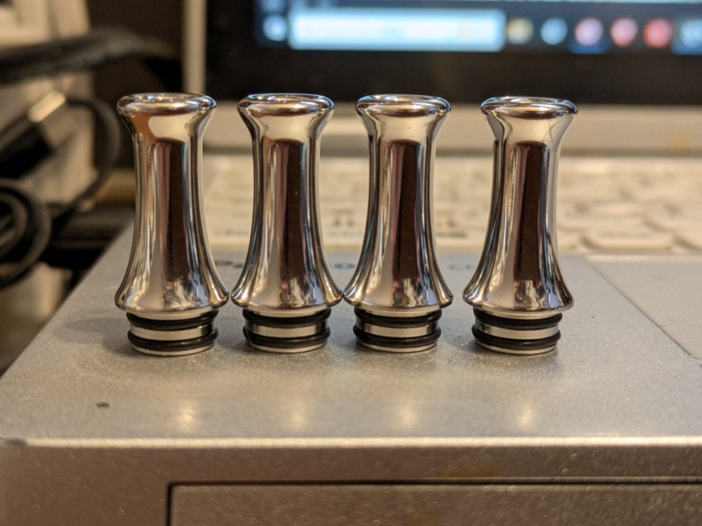 2個セット】aspire Nautilus2S 純正ドリップチップ 510規格【シルバー