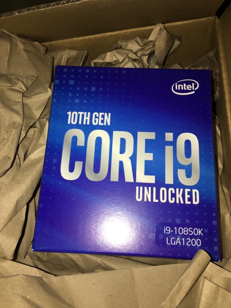 Intel CML-S Corei9-10850K 3.6 GHz 10コア 20スレッド 4xxChipset